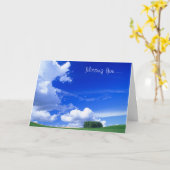 Ik mis je... kaart (Gele Bloem)