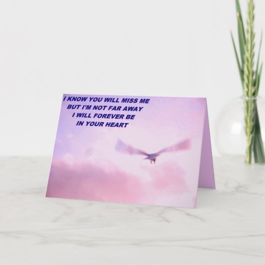 Ik mis je Kaart (Voorkant)