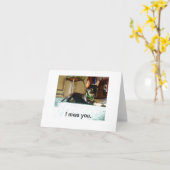 Ik mis je kaart (Gele Bloem)