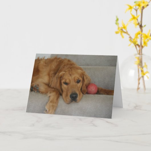 Ik mis je kaart! kaart (Gele Bloem)