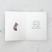 Ik mis je kerst Kaart (Binnen)