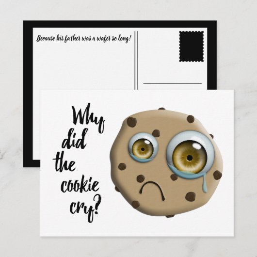 Ik mis je koekjesgrapje briefkaart (Voorkant / Achterkant)