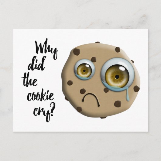 Ik mis je koekjesgrapje briefkaart (Voorkant)