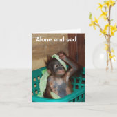 Ik mis je kus en make-up kaart (Gele Bloem)