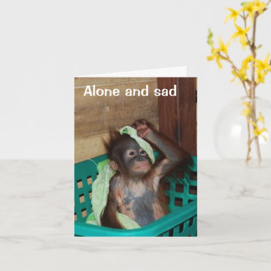 Ik mis je kus en make-up kaart (Gele Bloem)