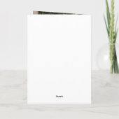 Ik mis je, laten we lunchen, trieste olifant kaart (Achterkant)