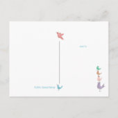 Ik mis je leuk Briefkaart (Achterkant)