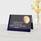 Ik mis je (maankaart) kaart (Gele Bloem)