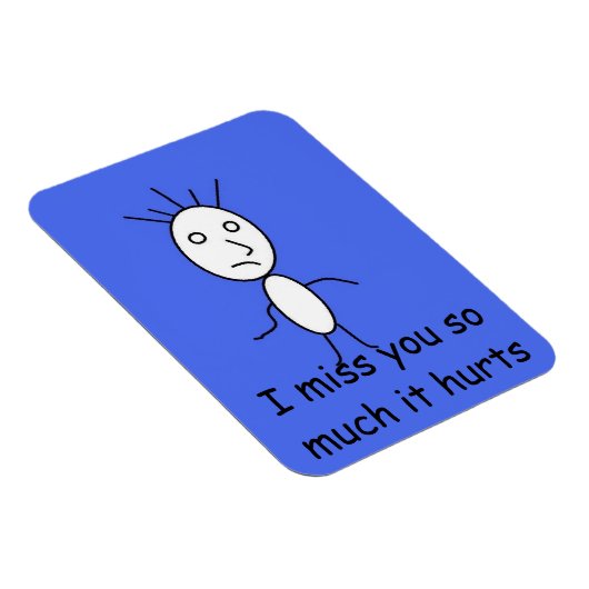 'Ik mis je' magneet (Rechterzijde)