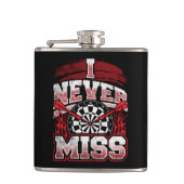 Ik mis je nooit dartfles 6 oz. heupfles (Voorkant)