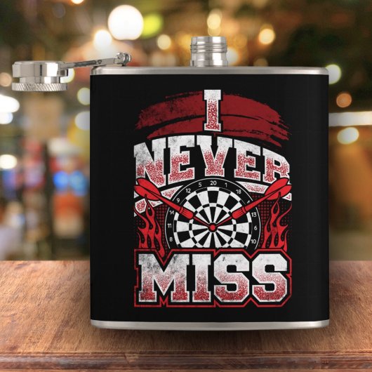 Ik mis je nooit dartfles 6 oz. heupfles