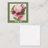 Ik mis je! notitiekaartje (Voorkant / Achterkant)