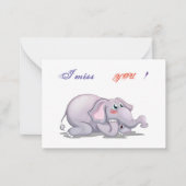 Ik mis je notitiekaartje (Voorkant)