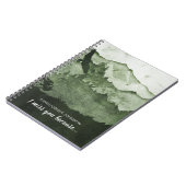 Ik mis je omdat... Grief Keepomwille Journal Notitieboek (Linkerzijde)