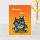 "Ik mis je…" Proo Dragon Kaart (Gele Bloem)