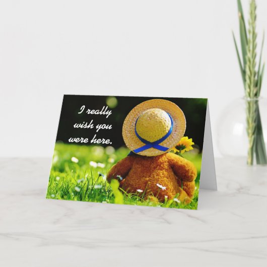 Ik mis je Schattigee beestje Kaart (Voorkant)