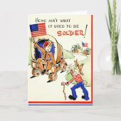 Ik mis je soldaat Kaart (Voorkant)