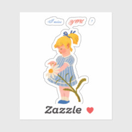 Ik mis je! Stickers en labels