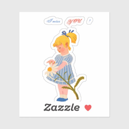 Ik mis je! Stickers en labels (Vel)