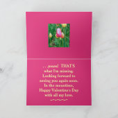 IK MIS JE TE VALENTIJNSDAG FEESTDAGEN KAART (Binnen)
