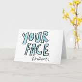 Ik mis je Wenskaart, je Kaart missen (Gele Bloem)