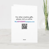 Ik mis je - Wenskaart Kaart (Achterkant)