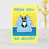 Ik mis je zo erg! kaart (Gele Bloem)