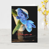 Ik mis je zo kaart (Gele Bloem)