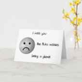 Ik mis je zoals Pluto mist dat hij een Kaart is (Gele Bloem)