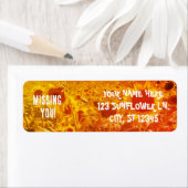 IK MIS JE! ZONNEBLOEMEN ETIKET (Insitu)