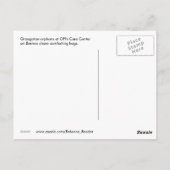 Ik mis jou en je handschoenen. briefkaart (Achterkant)