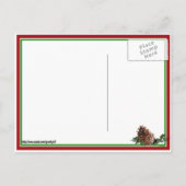 Ik mis jou ook sms, in Half of Heart Christmas Feestdagenkaart (Achterkant)