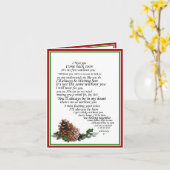 Ik mis jou ook sms, in Half of Heart Christmas Kaart (Gele Bloem)