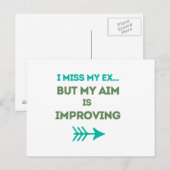 Ik mis mijn ex briefkaart (Voorkant / Achterkant)