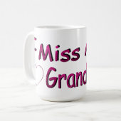 Ik mis mijn kleinkinderen koffiemok (Voorkant links)