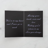 Ik mis mijn liefde op Valentijn Feestdagen Kaart (Binnen)