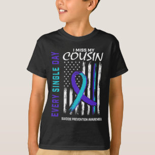 Ik mis mijn nicht, neef, weet hoe je moet voorkome t-shirt