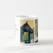 "Ik mis mijn paard" Gepersonaliseerde mok met afbe (Center)