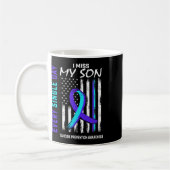 Ik mis mijn Son Suicide Prevention Awareness Ameri Koffiemok (Links)