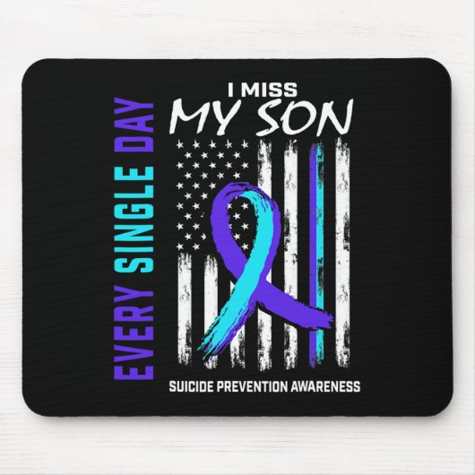 Ik mis mijn Son Suicide Prevention Awareness Ameri Muismat (Voorkant)