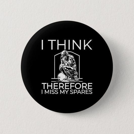 Ik mis mijn spares ronde button 5,7 cm (Voorkant)