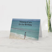 IK MIS MIJN TWEELING OP ONZE VERJAARDAG KAART (Voorkant)