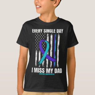 Ik mis mijn vader Suicide Awareness Shirt Preventi