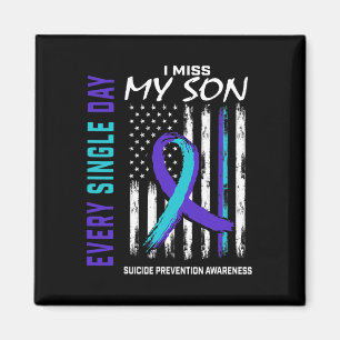 Ik mis mijn zoon Suicide Awareness Prevention Amer Magneet