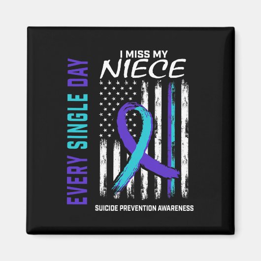 Ik mis mijn zuster hart lint zelfmoord bewustzijn  magneet (Voorkant)