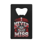 Ik mis nooit - Dart Legend Creditkaart Flessenopener (Voorkant)