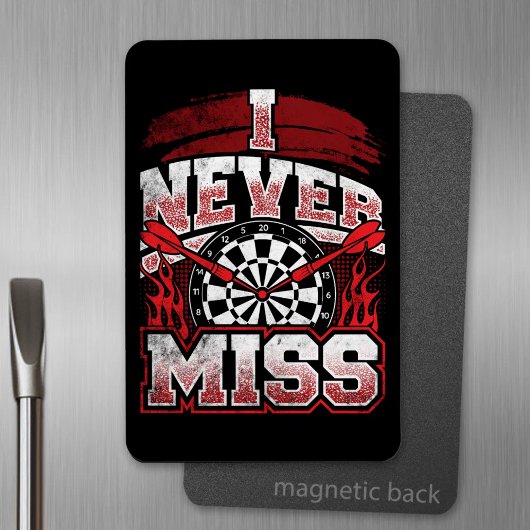 Ik mis nooit - Dart Legend Magneet