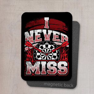 Ik mis nooit - Dart Player Magneet