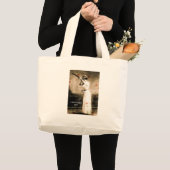 Ik mis nooit een schort grote tote bag (Voorkant (product))