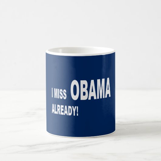 Ik mis Obama al! Koffiemok (Center)